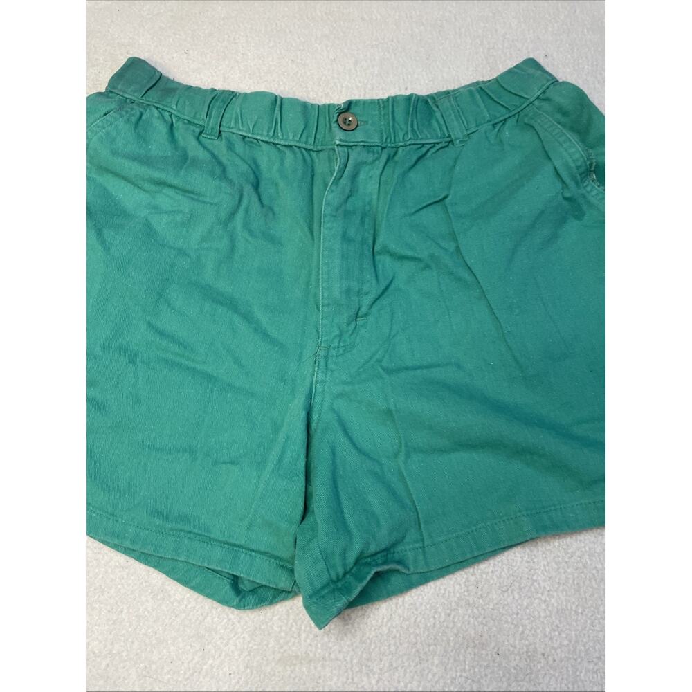 80s JJ San Francisco Teal Men’s Medium Shorts. Teal Zip Elastic Waist - Picture 2 of 16